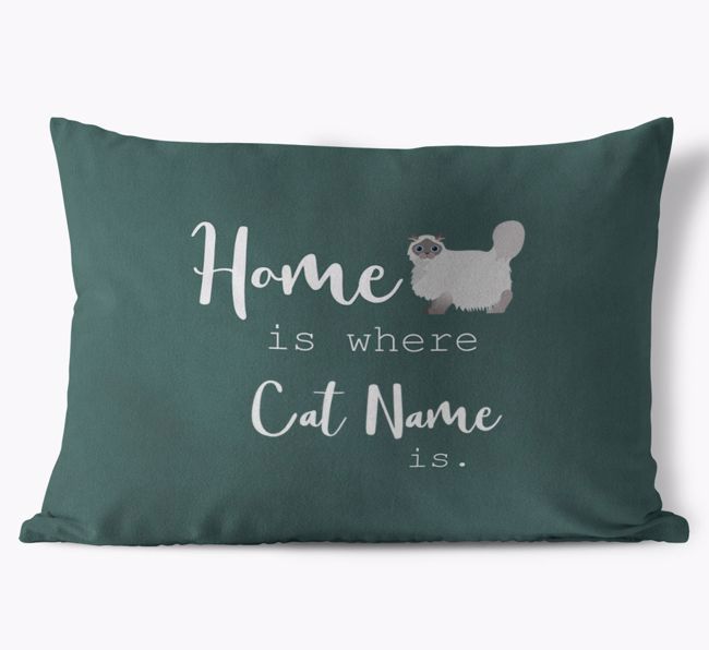 Home Is Where... : Personalized {breedCommonName} Soft Touch Pillow